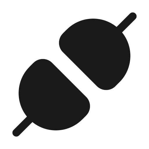 Plug connected 48 filled icon, filled style, from Fluent UI System Icons
