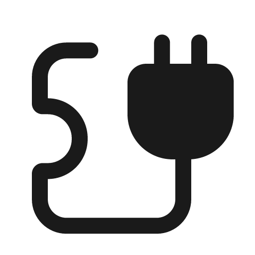 Plug puzzle 24 filled icon, filled style, from Fluent UI System Icons