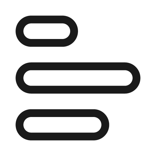 Poll horizontal 20 regular icon, solid style, from Fluent UI System Icons