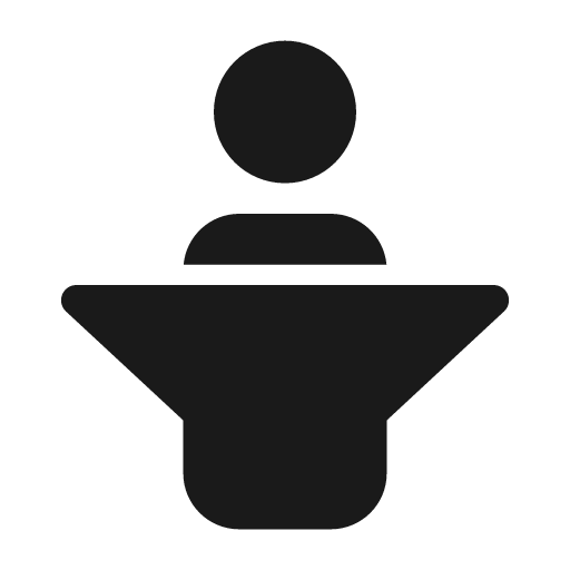 Presenter 28 filled icon, filled style, from Fluent UI System Icons