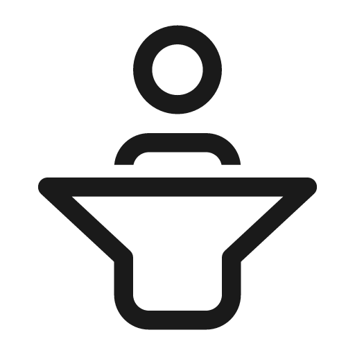 Presenter 28 regular icon, solid style, from Fluent UI System Icons
