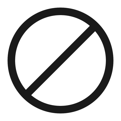 Prohibited 32 regular icon, solid style, from Fluent UI System Icons