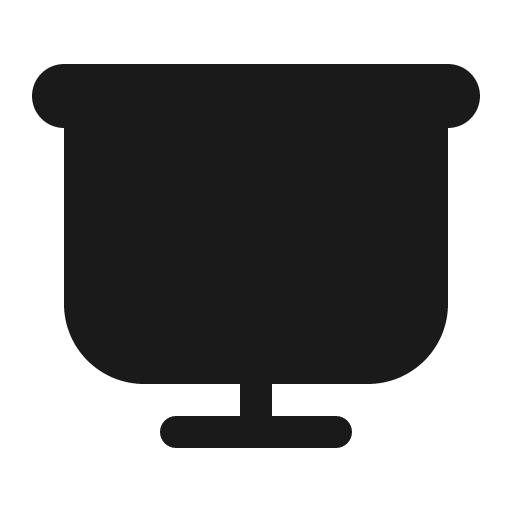 Projection screen 16 filled icon, filled style, from Fluent UI System Icons