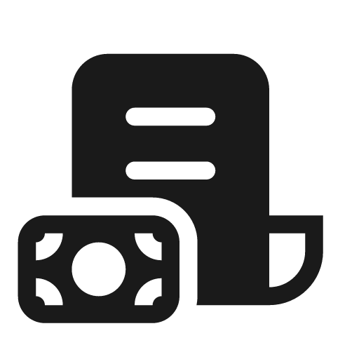 Receipt money 20 filled icon, filled style, from Fluent UI System Icons