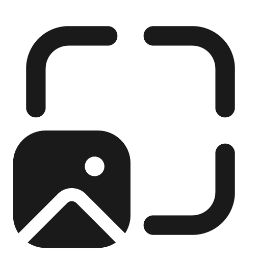 Resize image 20 filled icon, filled style, from Fluent UI System Icons