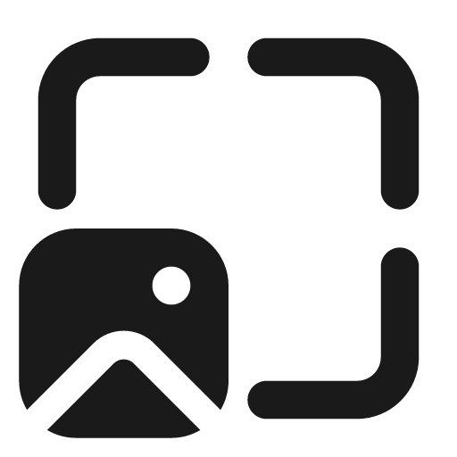 Resize image 24 filled icon, filled style, from Fluent UI System Icons
