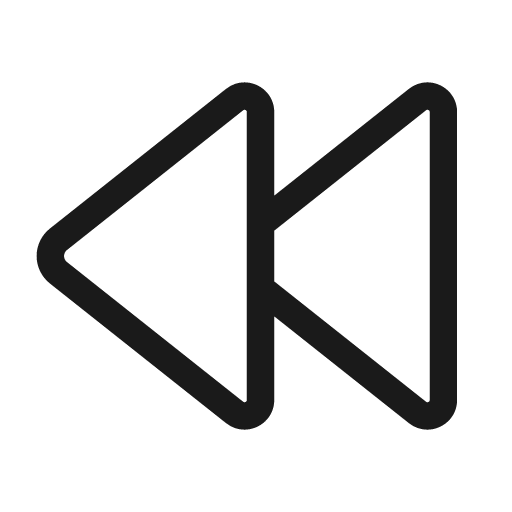 Rewind 28 regular icon, solid style, from Fluent UI System Icons