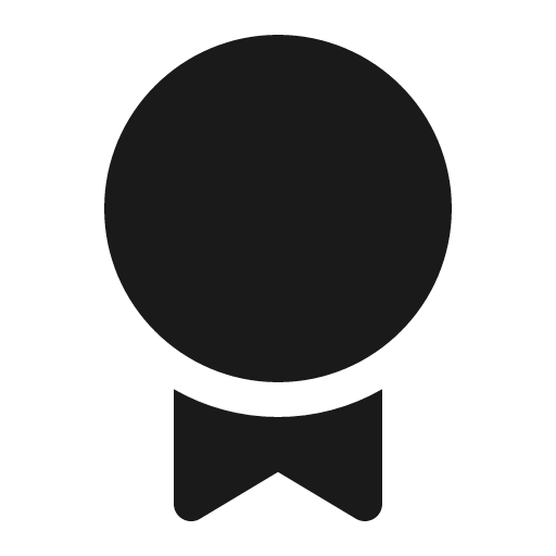 Ribbon 16 filled icon, filled style, from Fluent UI System Icons