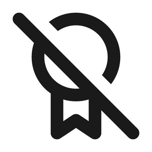 Ribbon off 12 regular icon, solid style, from Fluent UI System Icons