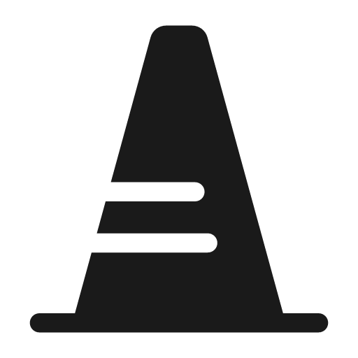 Road cone 28 filled icon, filled style, from Fluent UI System Icons