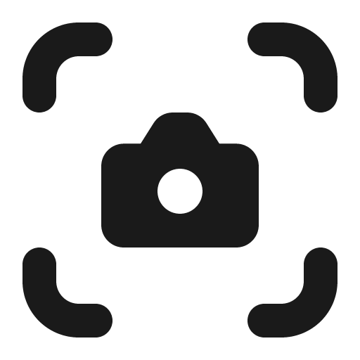 Scan camera 16 filled icon, filled style, from Fluent UI System Icons
