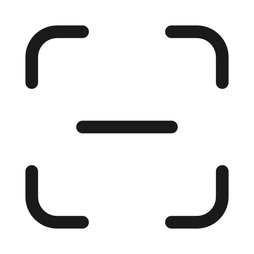 Scan dash 20 regular icon, solid style, from Fluent UI System Icons