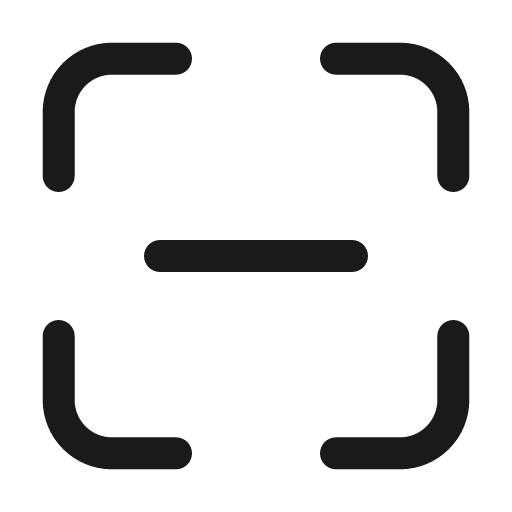 Scan dash 24 regular icon, solid style, from Fluent UI System Icons