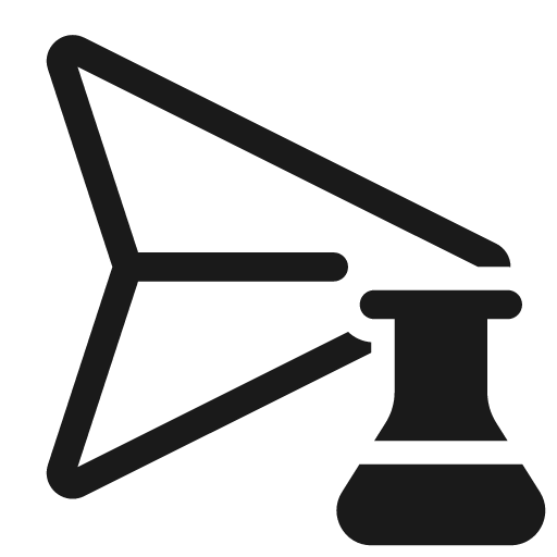 Send beaker 48 regular icon, solid style, from Fluent UI System Icons