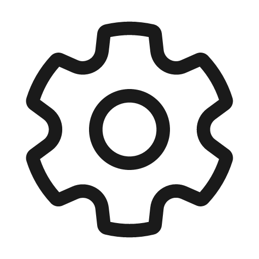 Settings 48 regular icon, solid style, from Fluent UI System Icons