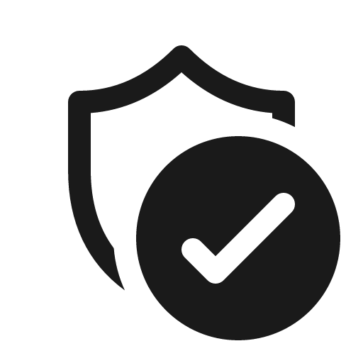 Shield checkmark 16 regular icon, solid style, from Fluent UI System Icons