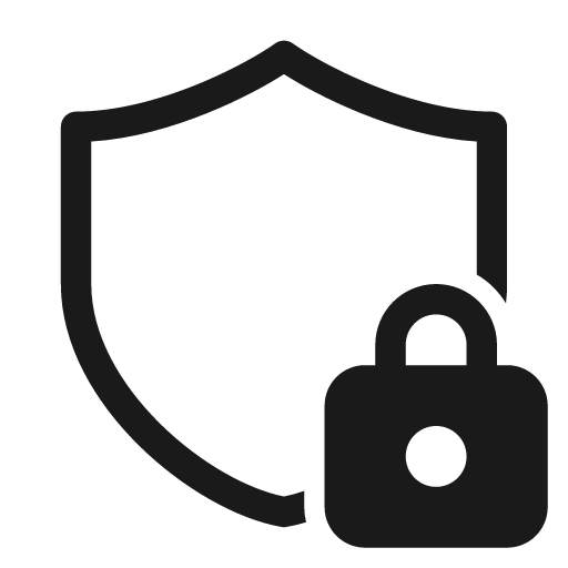 Shield lock 28 regular icon, solid style, from Fluent UI System Icons