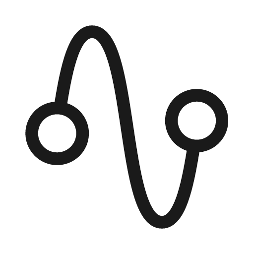 Sine wave dots 20 regular icon, solid style, from Fluent UI System Icons