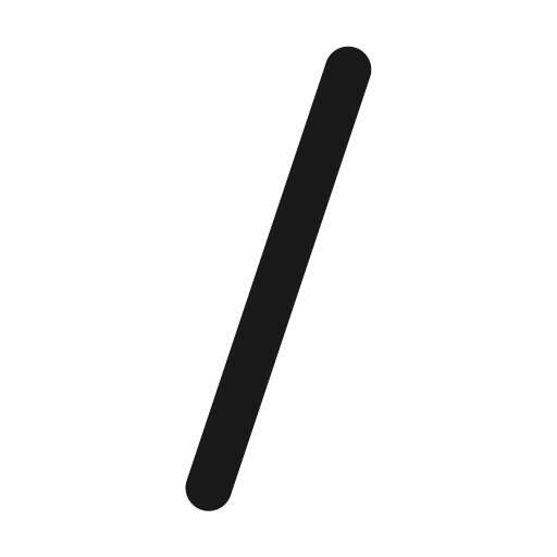 Slash forward 24 filled icon, filled style, from Fluent UI System Icons