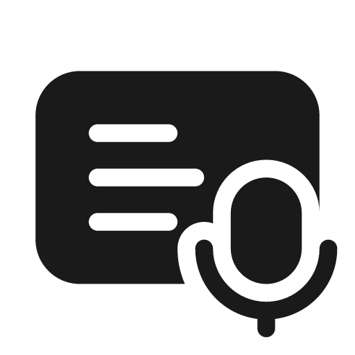 Slide microphone 20 filled icon, filled style, from Fluent UI System Icons