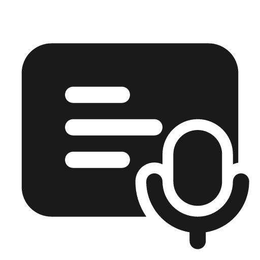 Slide microphone 24 filled icon, filled style, from Fluent UI System Icons