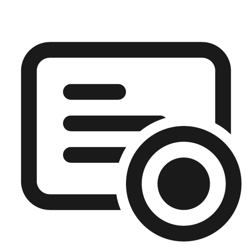 Slide record 24 regular icon, solid style, from Fluent UI System Icons