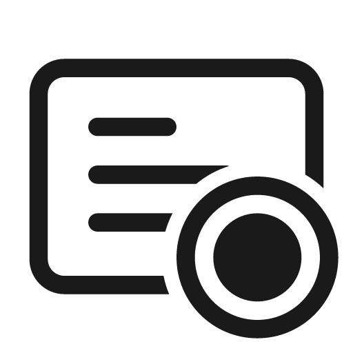 Slide record 48 regular icon, solid style, from Fluent UI System Icons