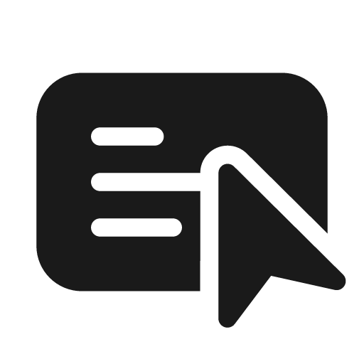Slide text cursor 20 filled icon, filled style, from Fluent UI System Icons