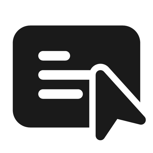 Slide text cursor 24 filled icon, filled style, from Fluent UI System Icons