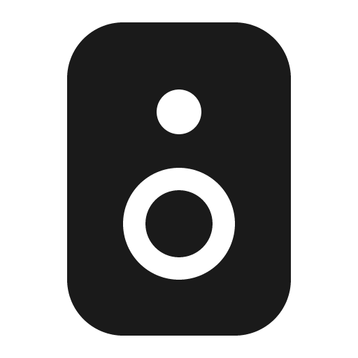Speaker box 16 filled icon, filled style, from Fluent UI System Icons