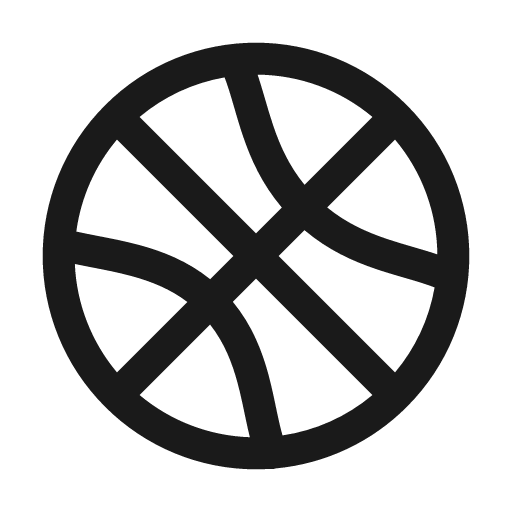 Sport basketball 24 regular icon, solid style, from Fluent UI System Icons
