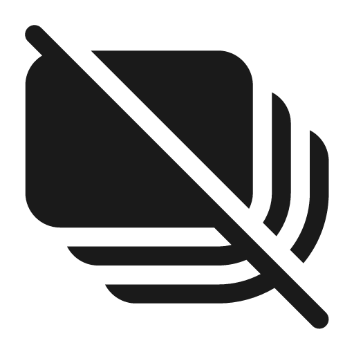 Stack off 28 filled icon, filled style, from Fluent UI System Icons