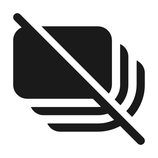 Stack off 48 filled icon, filled style, from Fluent UI System Icons