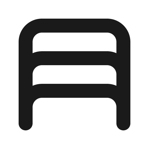 Stack vertical 16 filled icon, filled style, from Fluent UI System Icons