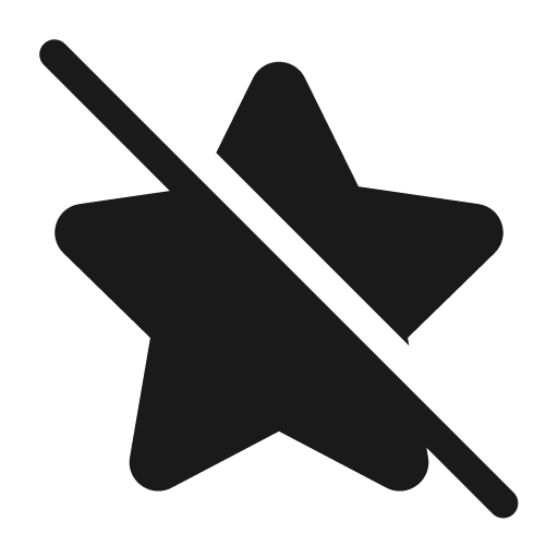 Star off 28 filled icon, filled style, from Fluent UI System Icons
