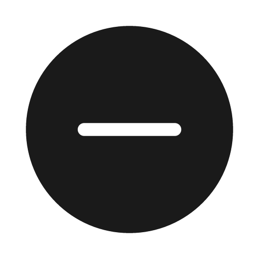 Subtract circle 20 filled icon, filled style, from Fluent UI System Icons