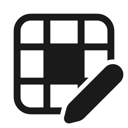 Table cell center edit 28 regular icon, solid style, from Fluent UI System Icons
