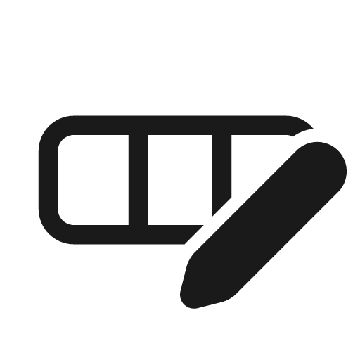 Table cell edit 28 regular icon, solid style, from Fluent UI System Icons