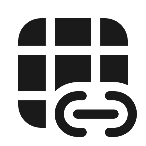 Table link 16 filled icon, filled style, from Fluent UI System Icons