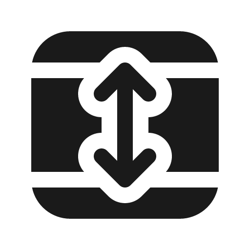 Table resize row 16 filled icon, filled style, from Fluent UI System Icons