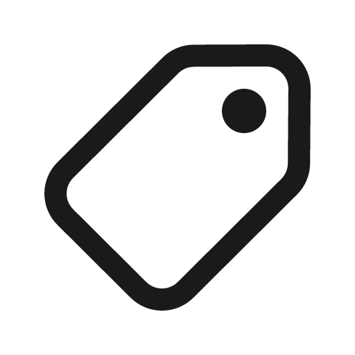 Tag 16 regular icon, solid style, from Fluent UI System Icons