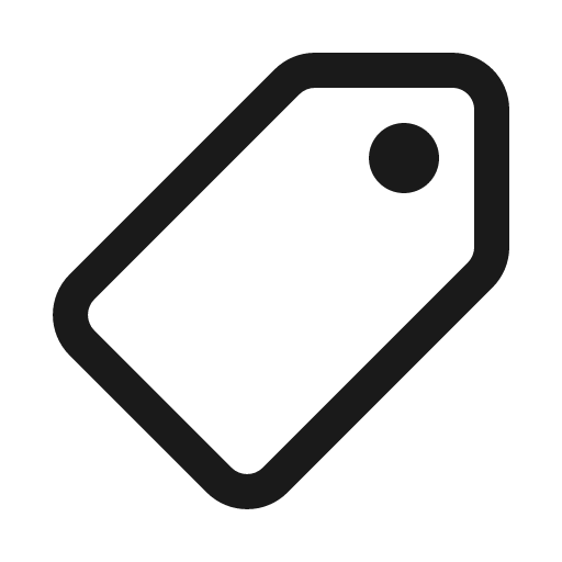 Tag 32 regular icon, solid style, from Fluent UI System Icons