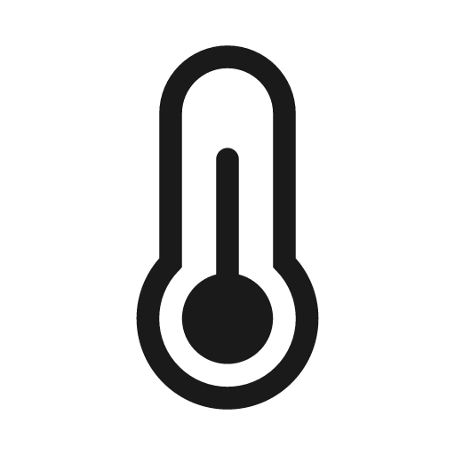 Temperature 20 regular icon, solid style, from Fluent UI System Icons