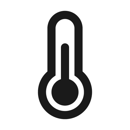 Temperature 24 regular icon, solid style, from Fluent UI System Icons