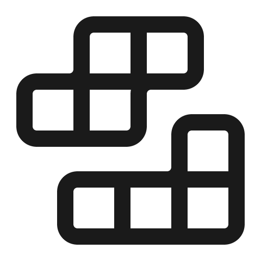 Tetris app 32 regular icon, solid style, from Fluent UI System Icons