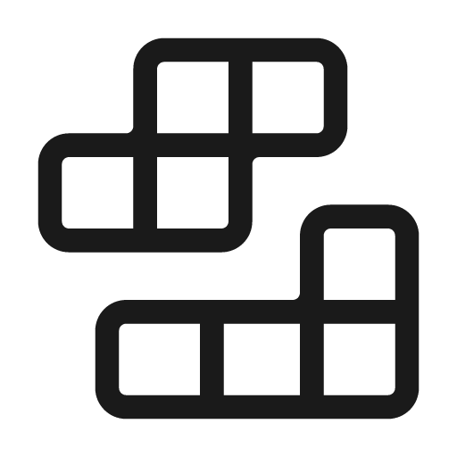 Tetris app 48 regular icon, solid style, from Fluent UI System Icons