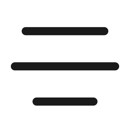 Text align center 24 regular icon, solid style, from Fluent UI System Icons
