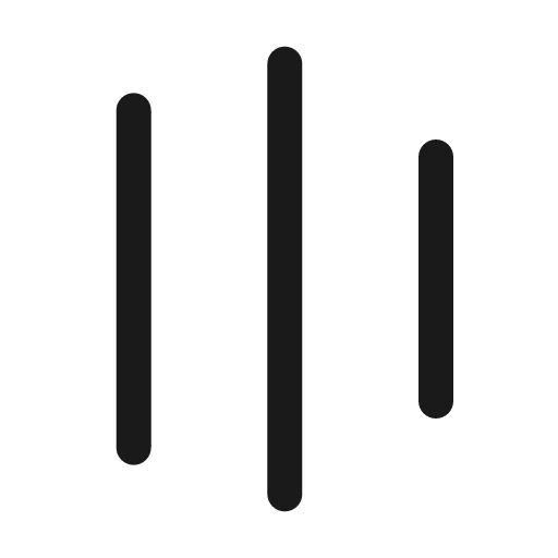 Text align center rotate 270 24 regular icon, solid style, from Fluent UI System Icons