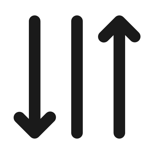 Text align distributed vertical 20 filled icon, filled style, from Fluent UI System Icons