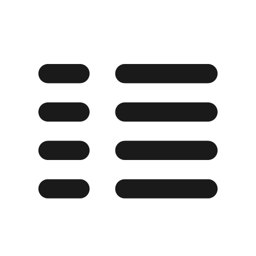 Text column two left 20 filled icon, filled style, from Fluent UI System Icons
